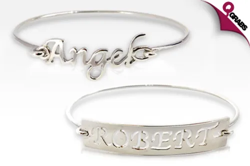 From QR139 Proudly Wear a Personalized Sterling Silver Bracelet - Choose from Two Stylish Designs! (Up to QR350 Value)